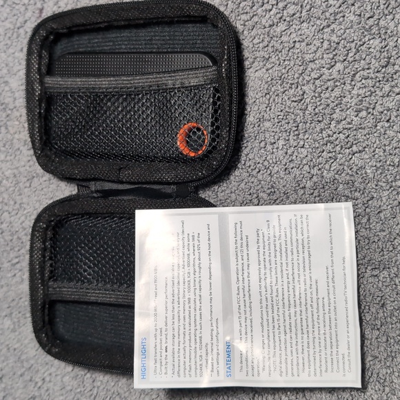 Onn 500Gb External Portable Drive Unused out of package - Picture 3 of 4